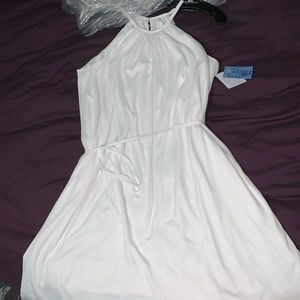 New with Tags White halter short bridal formal wedding dress